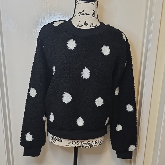 Lou & Grey Black and White Polkadot Sweater - Picture 4 of 9